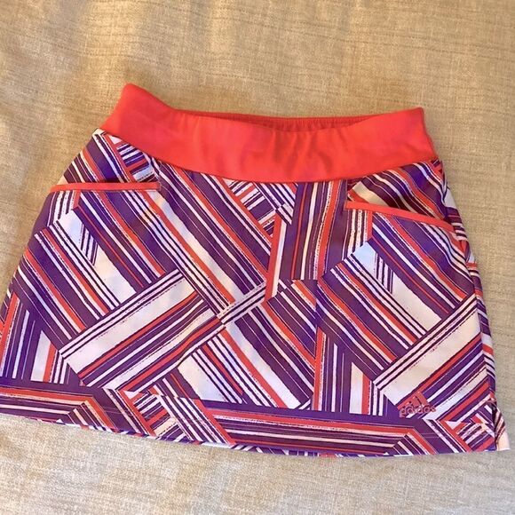 Adidas Girls Neon Pink & Purple Tennis Skort. Size XS. - Picture 1 of 7